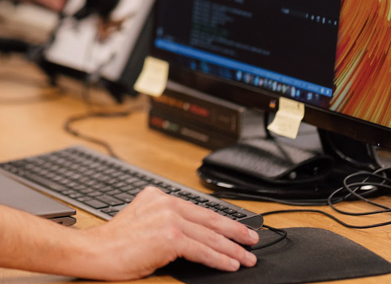 Student At Desk