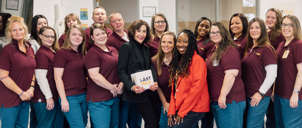 CoFounder Beverly Parenti With TLM Students at Indiana Women's Prison